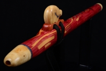 Eastern Red Cedar Native American Flute, Minor, Mid A-4, #F10G